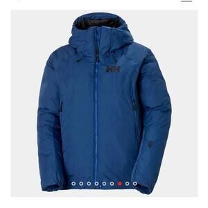 Helly Hansen Women's Odin Insulated Winter Jacket Deep Fjord Blue Small NWT